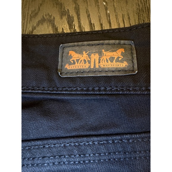 Levis 529 Curvy Skinny Leg Jeans Womens 4M W27 L32 Black Denim Pants 15586-0014 - Picture 10 of 11